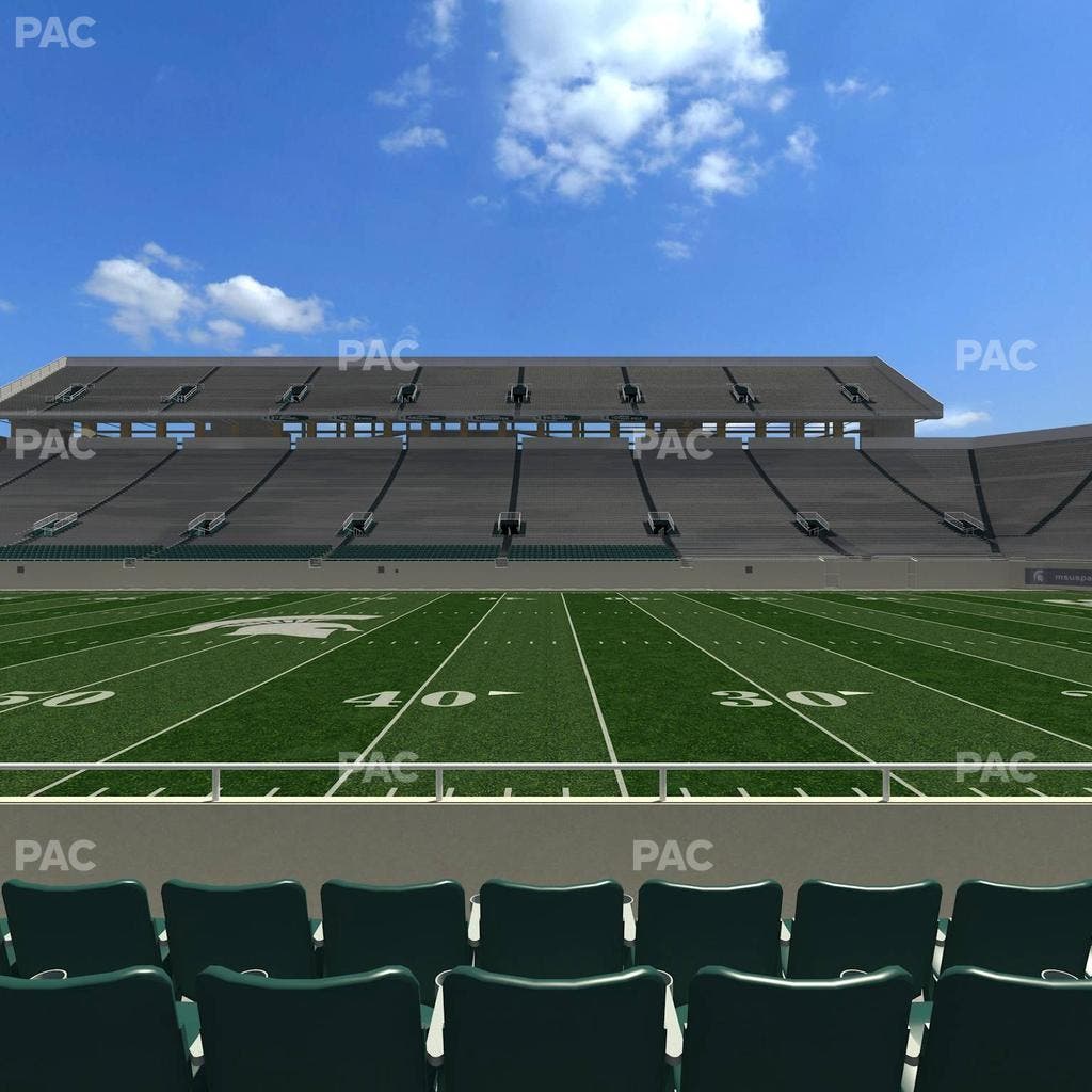 Spartan Stadium (Michigan) - Section Sideline Club 23 Seat View