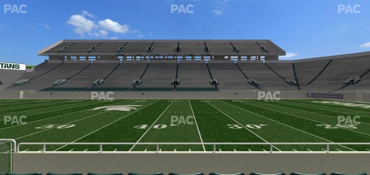 Spartan Stadium (Michigan) - Section Sideline Club 23 Seat View