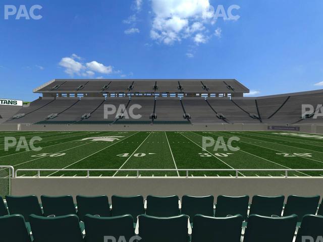 Spartan Stadium (Michigan) - Section Sideline Club 23 Seat View