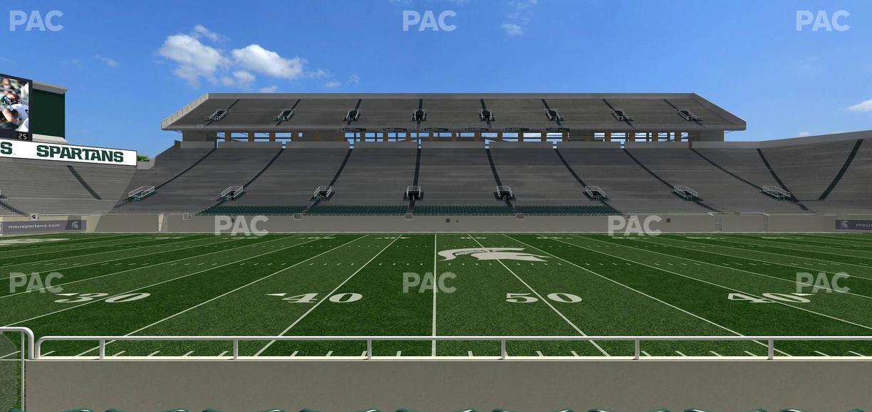 Spartan Stadium (Michigan) - Section Sideline Club 24 Seat View