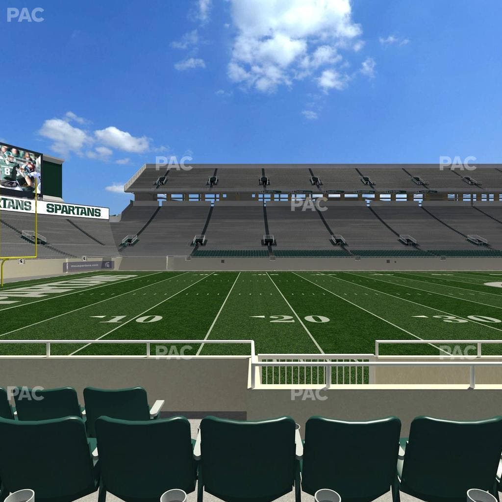 Spartan Stadium (Michigan) - Section Sideline Club 25 Seat View