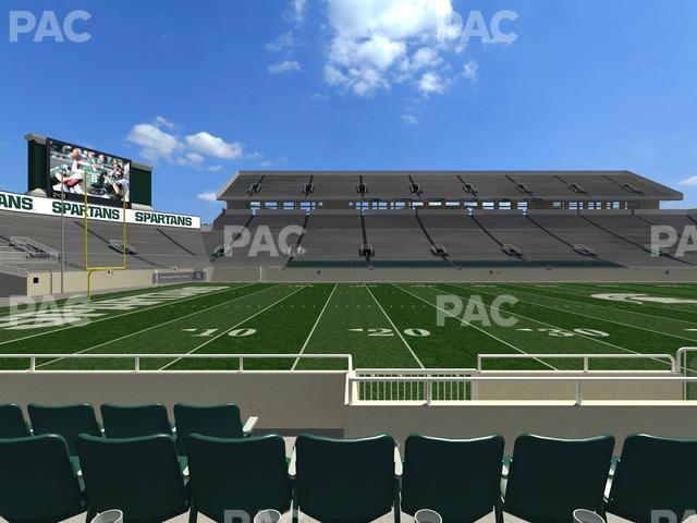 Spartan Stadium (Michigan) - Section Sideline Club 25 Seat View