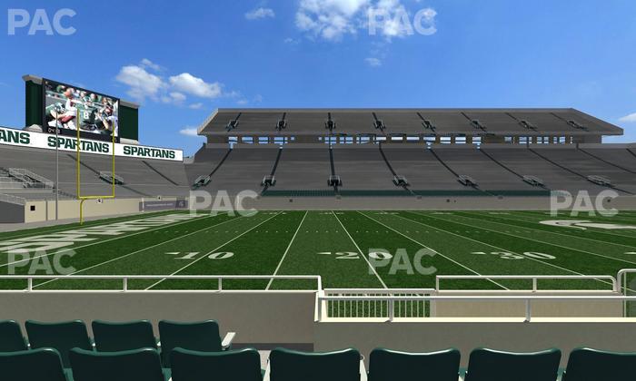 Spartan Stadium (Michigan) - Section Sideline Club 25 Seat View