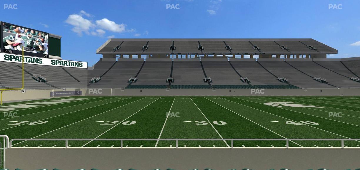Spartan Stadium (Michigan) - Section Sideline Club 25 Seat View