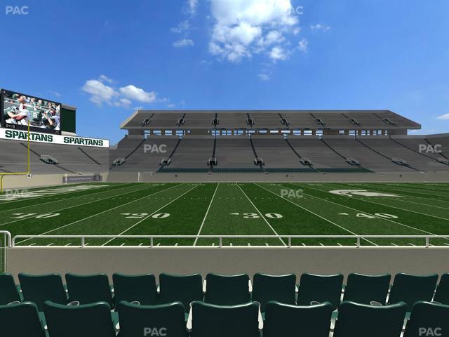 Spartan Stadium (Michigan) - Section Sideline Club 25 Seat View