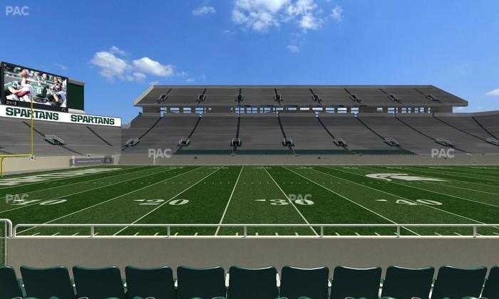 Spartan Stadium (Michigan) - Section Sideline Club 25 Seat View