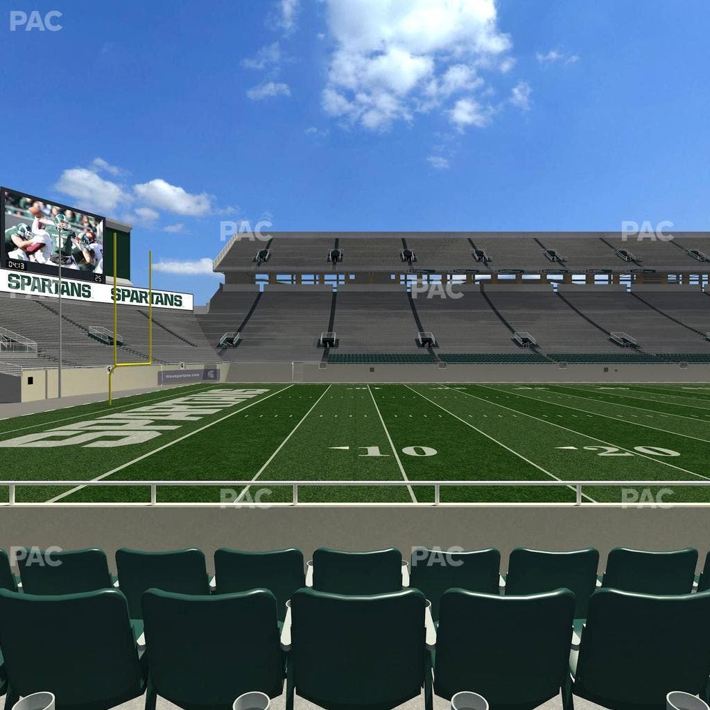 Spartan Stadium (Michigan) - Section Sideline Club 26 Seat View