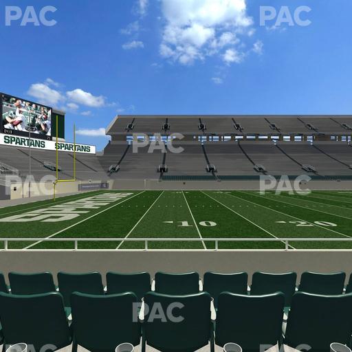 Spartan Stadium (Michigan) - Section Sideline Club 26 Seat View