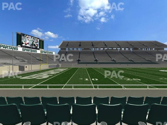 Spartan Stadium (Michigan) - Section Sideline Club 26 Seat View