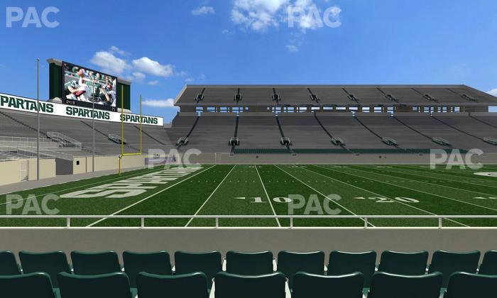 Spartan Stadium (Michigan) - Section Sideline Club 26 Seat View
