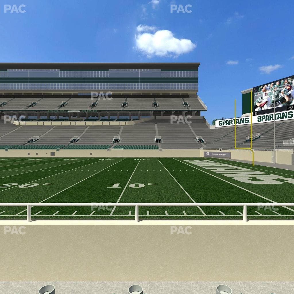 Spartan Stadium (Michigan) - Section Sideline Club 6 Seat View