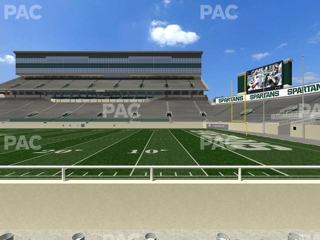Spartan Stadium (Michigan) - Section Sideline Club 6 Seat View