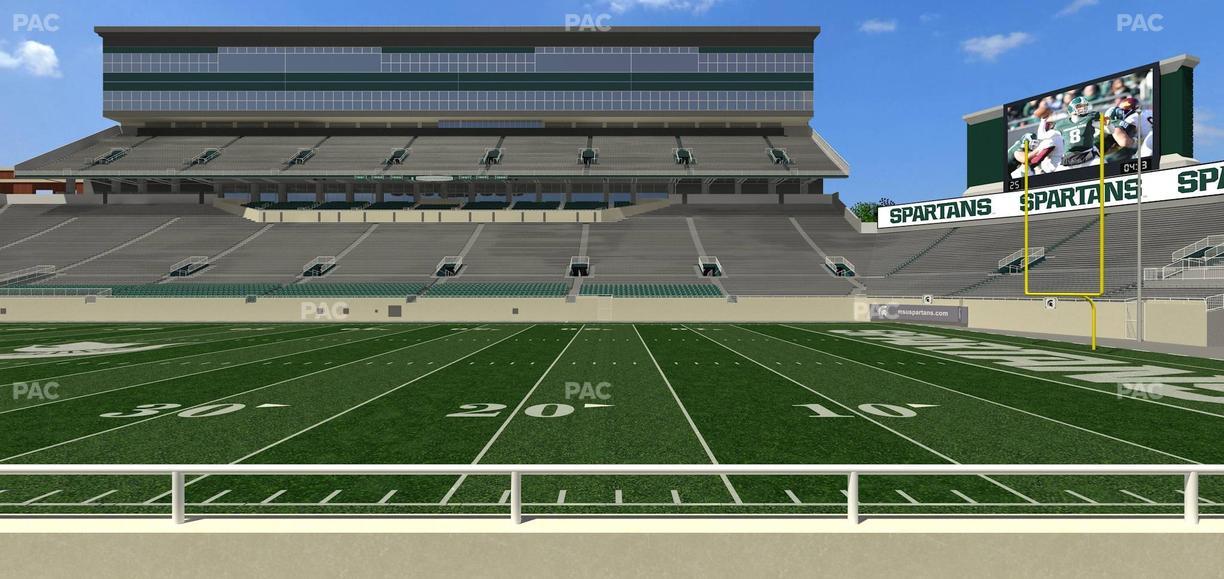 Spartan Stadium (Michigan) - Section Sideline Club 7 Seat View