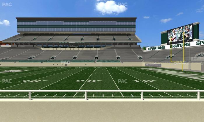 Spartan Stadium (Michigan) - Section Sideline Club 7 Seat View