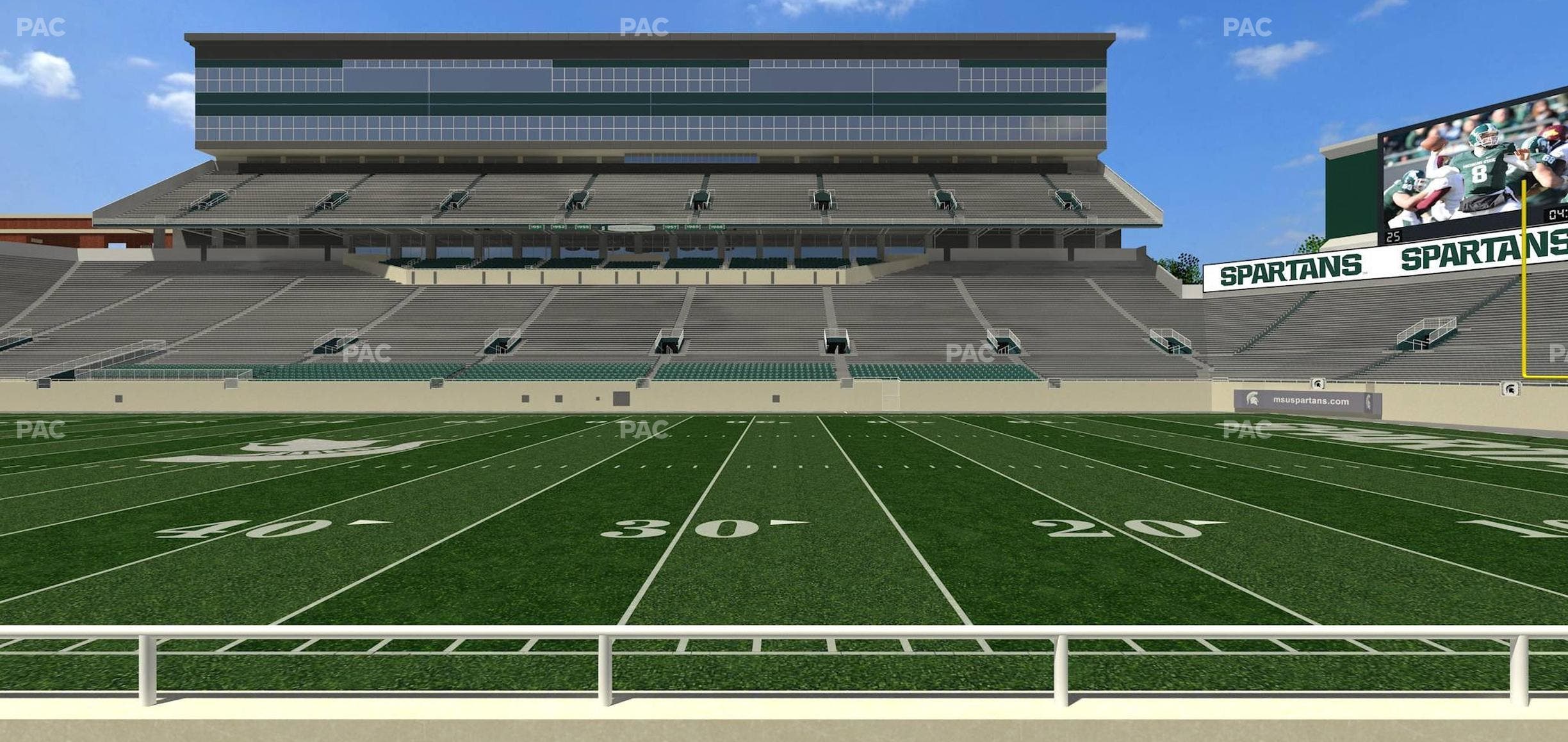 Spartan Stadium (Michigan) - Section Sideline Club 7 Seat View