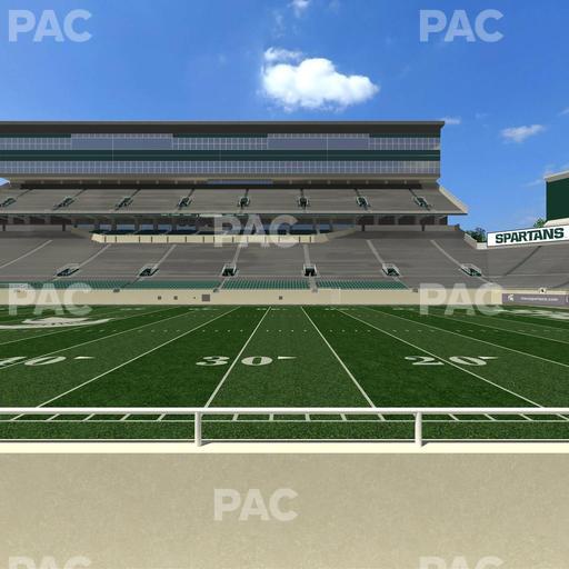 Spartan Stadium (Michigan) - Section Sideline Club 7 Seat View