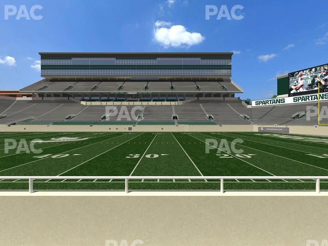 Spartan Stadium (Michigan) - Section Sideline Club 7 Seat View