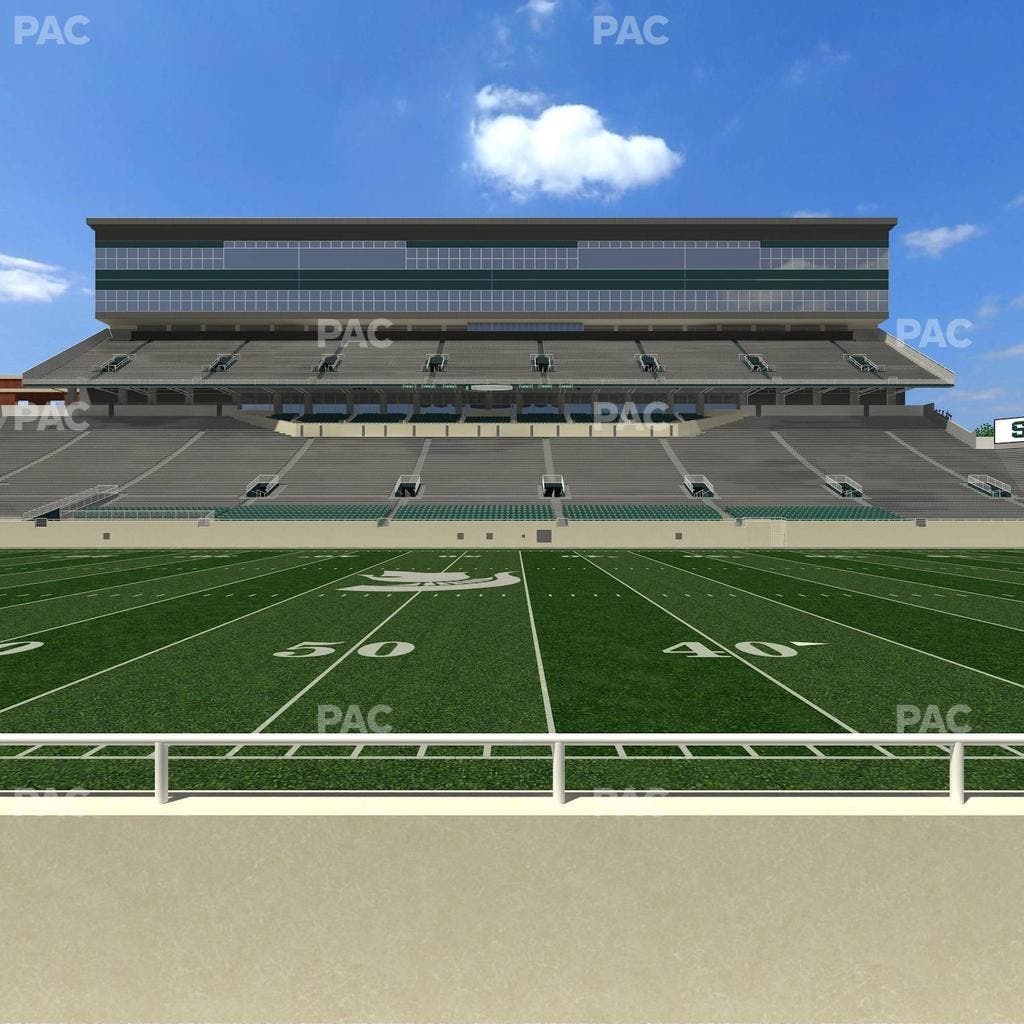 Spartan Stadium (Michigan) - Section Sideline Club 8 Seat View