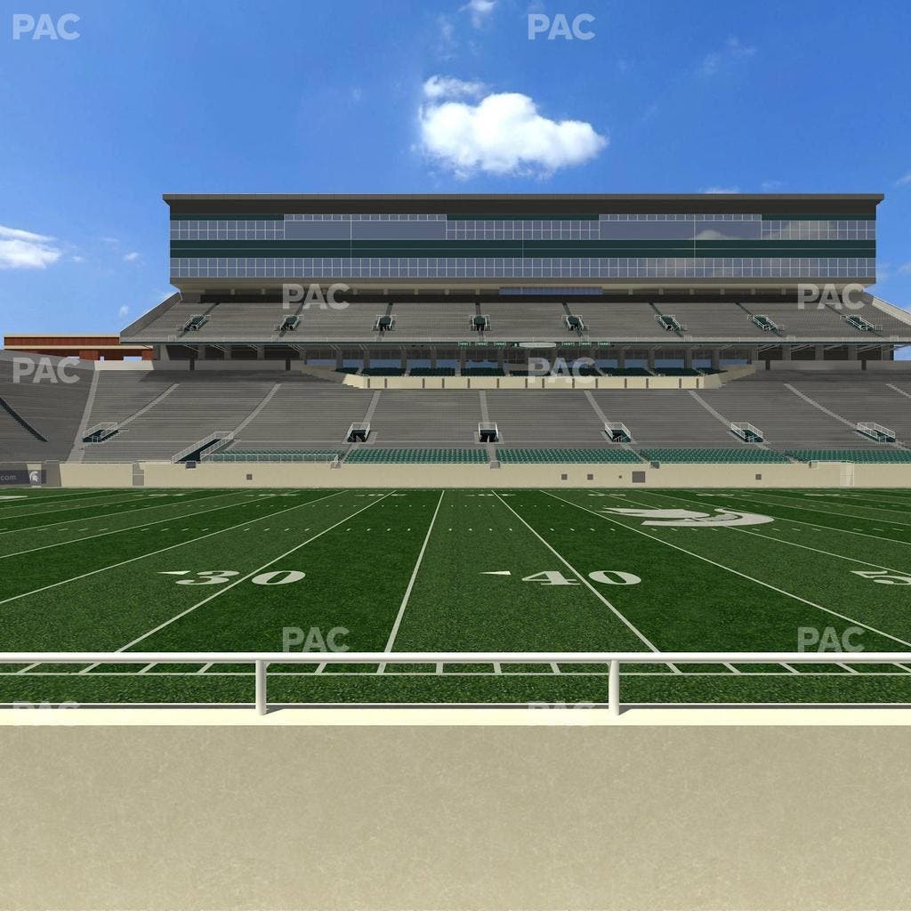 Spartan Stadium (Michigan) - Section Sideline Club 9 Seat View