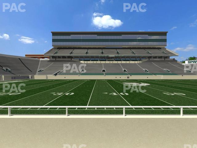Spartan Stadium (Michigan) - Section Sideline Club 9 Seat View