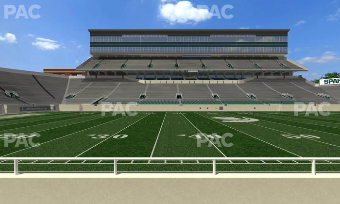 Spartan Stadium (Michigan) - Section Sideline Club 9 Seat View