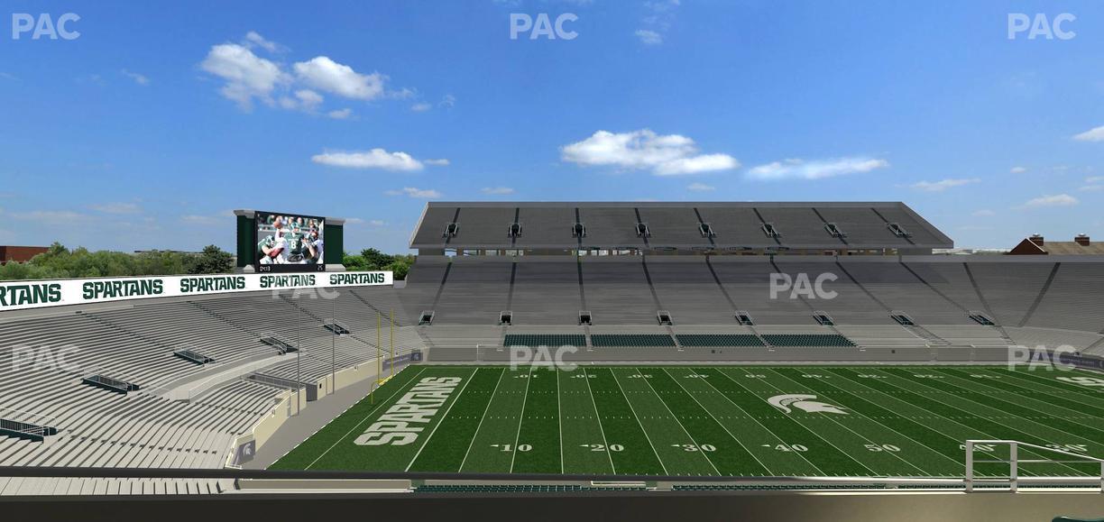 Spartan Stadium (Michigan) - Section Spartan Club 10 Seat View