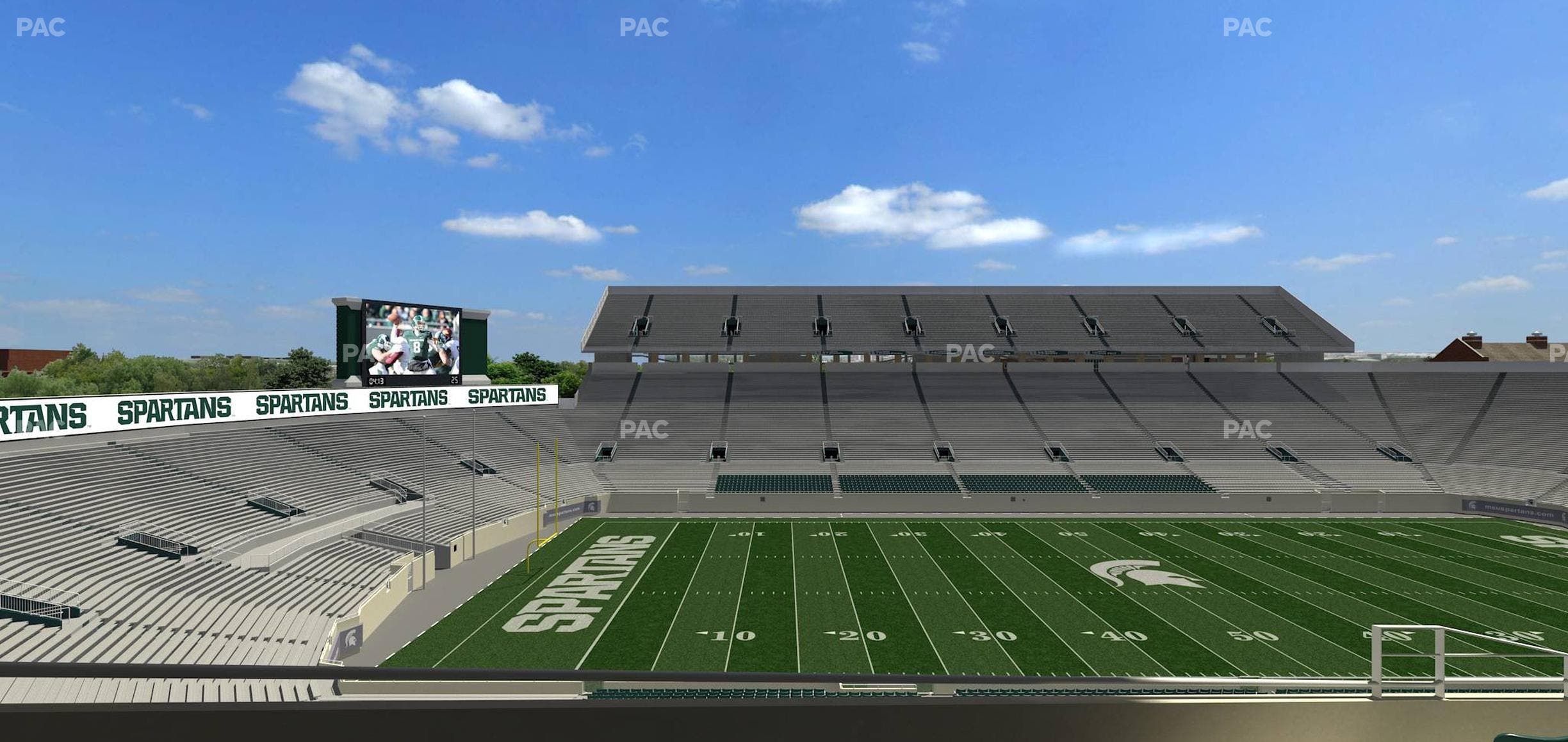 Spartan Stadium (Michigan) - Section Spartan Club 10 Seat View