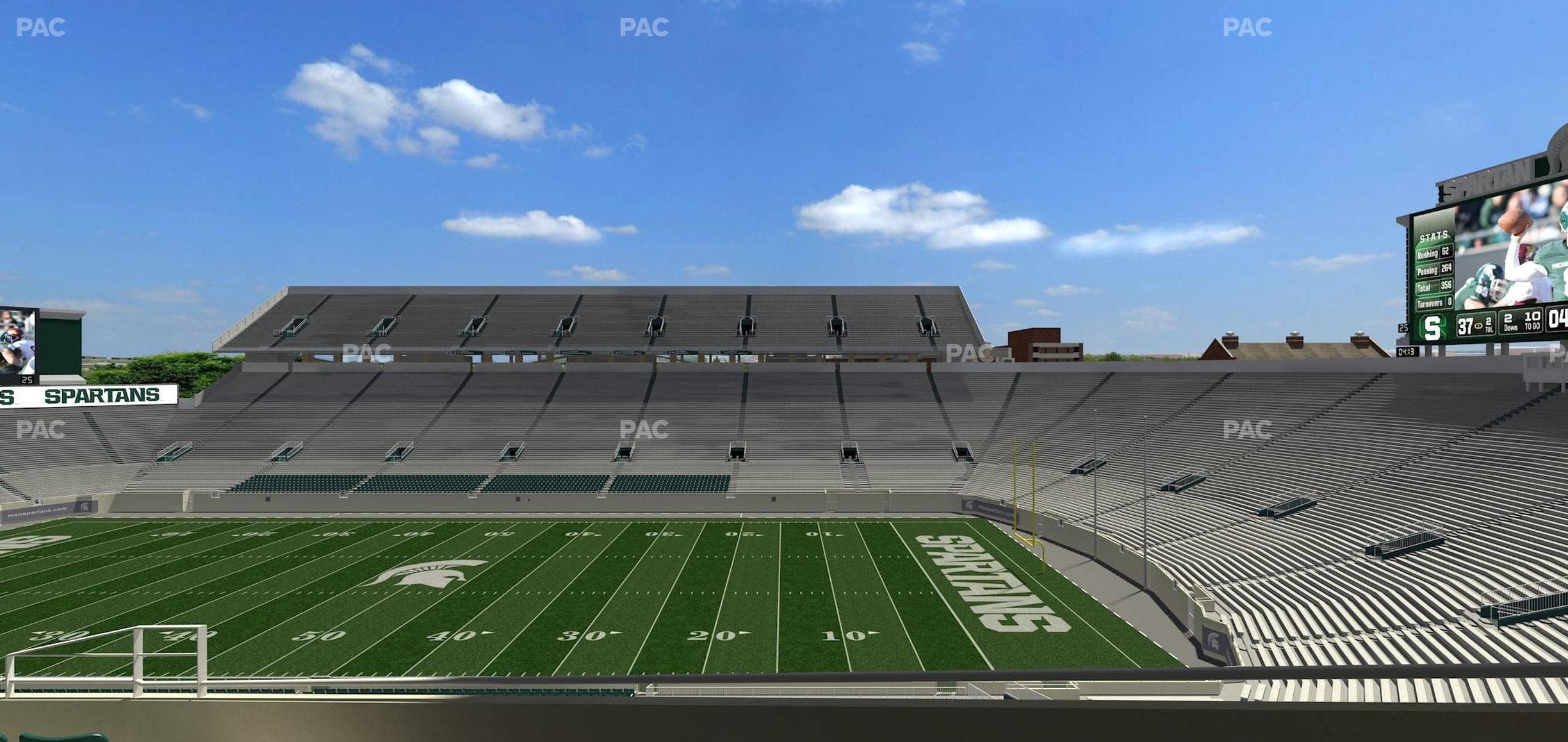 Spartan Stadium (Michigan) - Section Spartan Club 2 Seat View