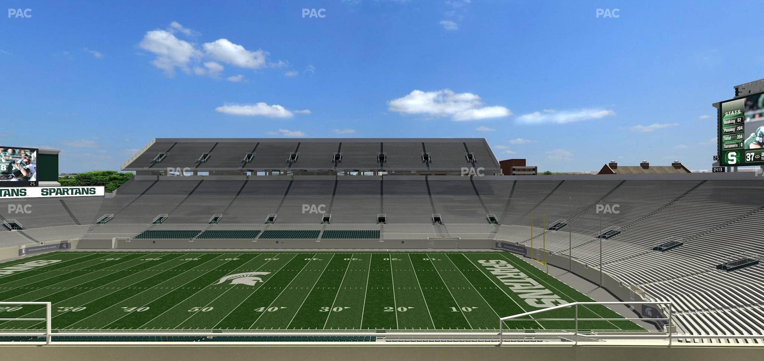 Spartan Stadium (Michigan) - Section Spartan Club 3 Seat View