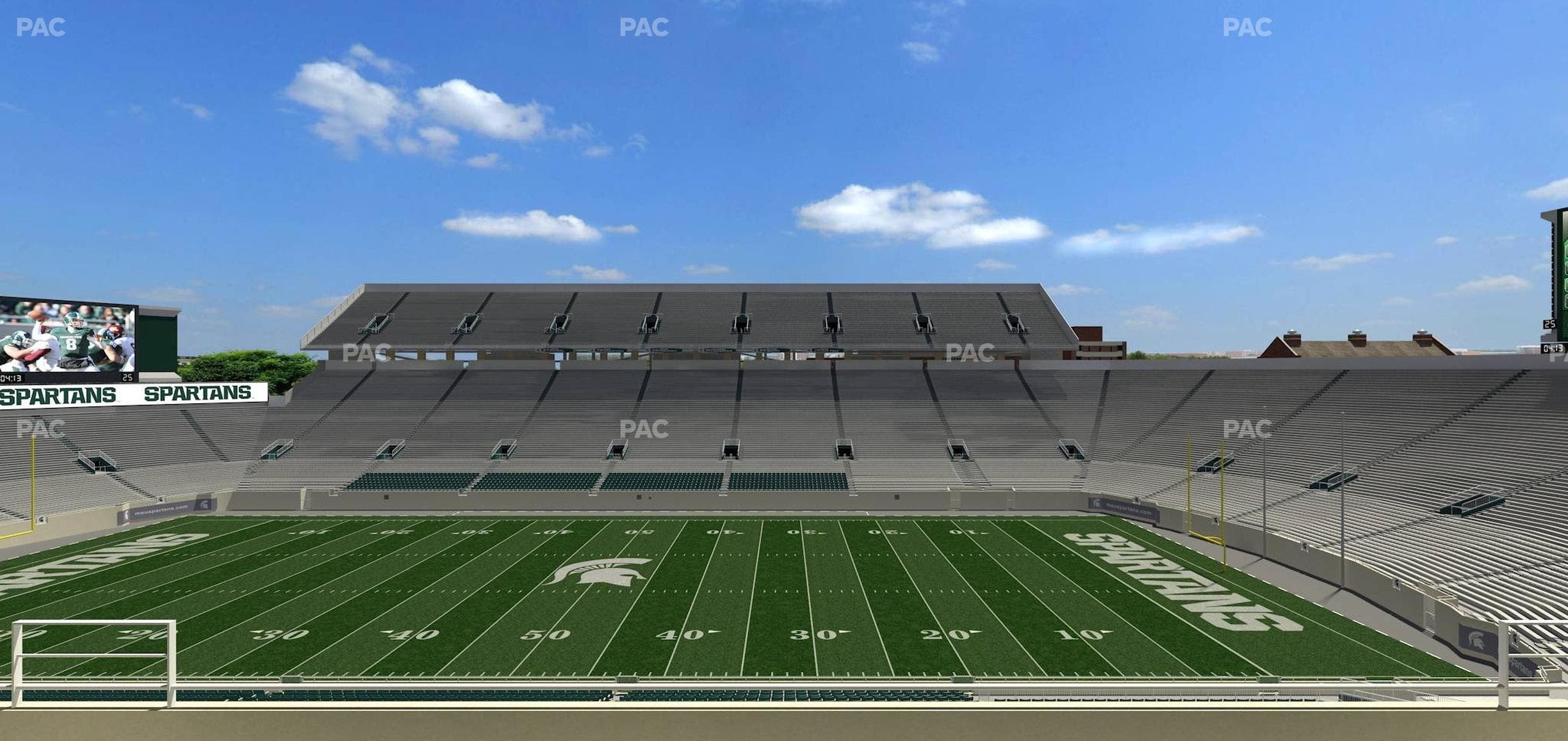 Spartan Stadium (Michigan) - Section Spartan Club 4 Seat View