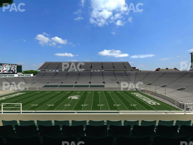 Spartan Stadium (Michigan) - Section Spartan Club 4 Seat View