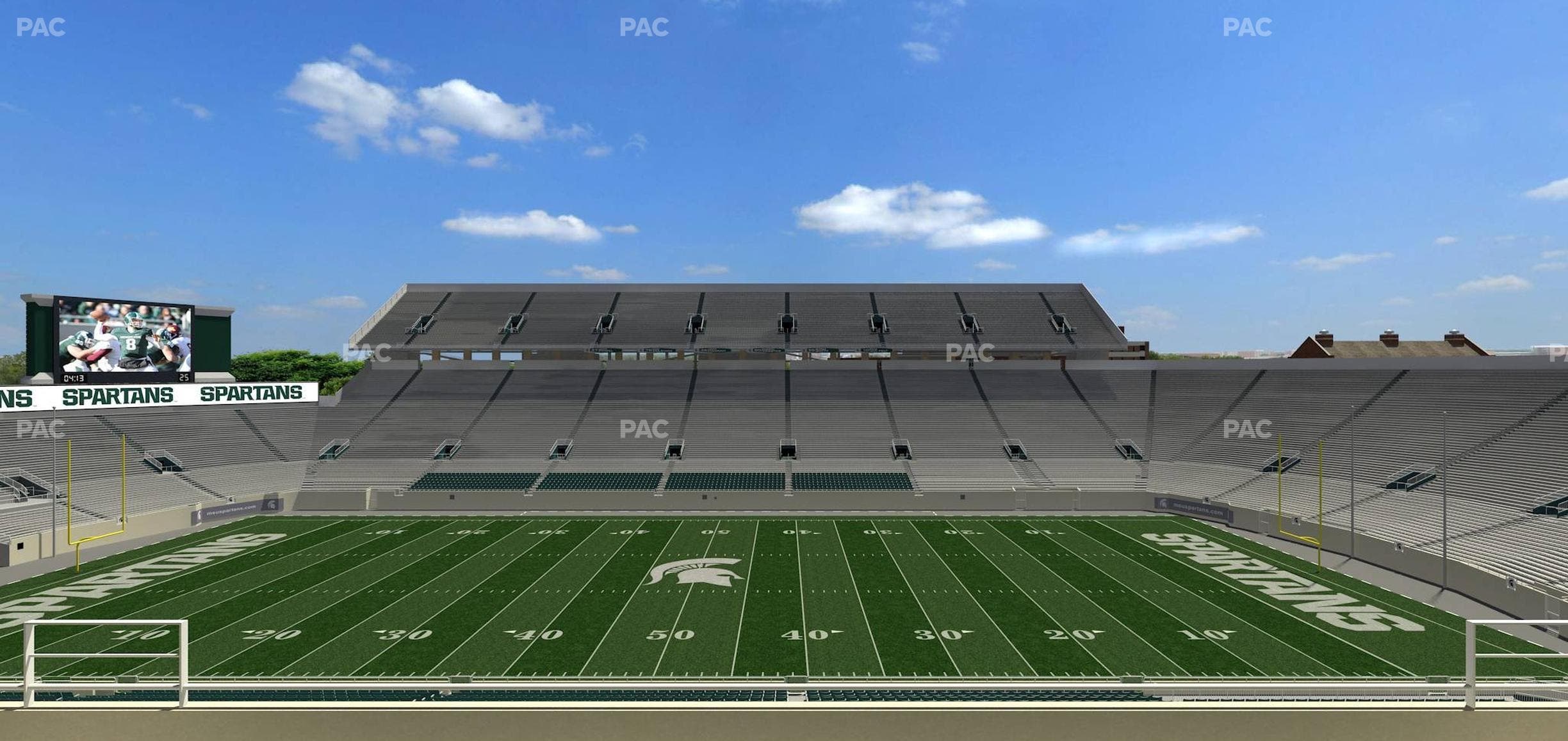 Spartan Stadium (Michigan) - Section Spartan Club 5 Seat View