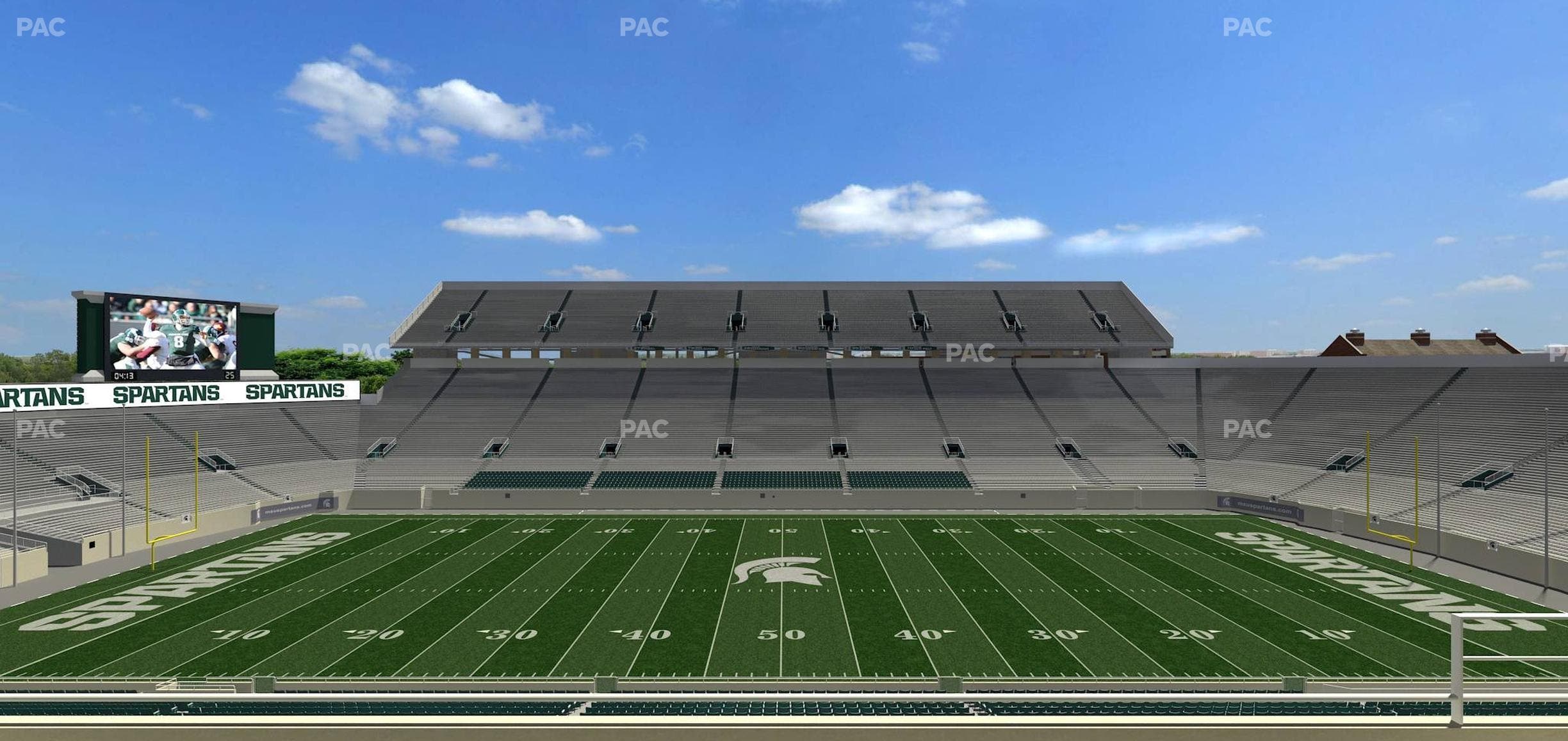 Spartan Stadium (Michigan) - Section Spartan Club 6 Seat View