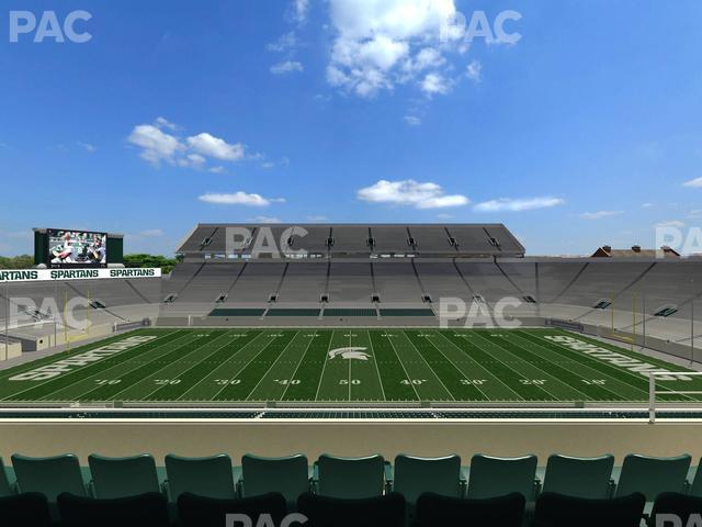 Spartan Stadium (Michigan) - Section Spartan Club 6 Seat View