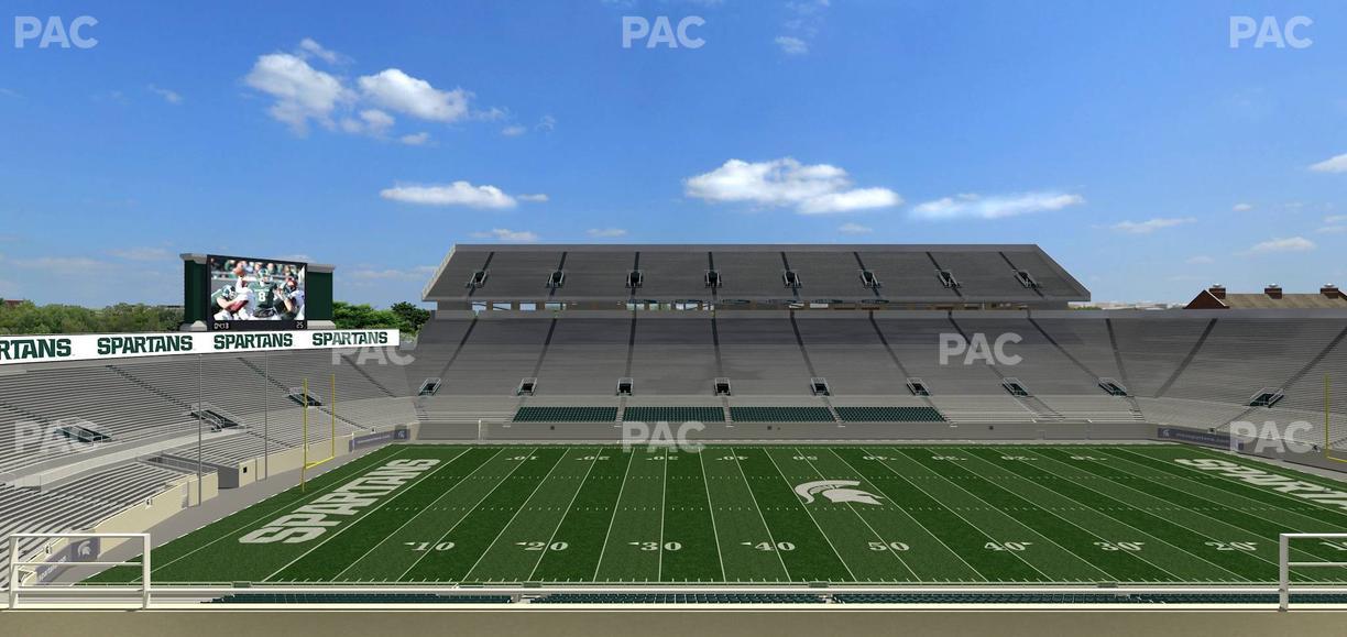 Spartan Stadium (Michigan) - Section Spartan Club 8 Seat View