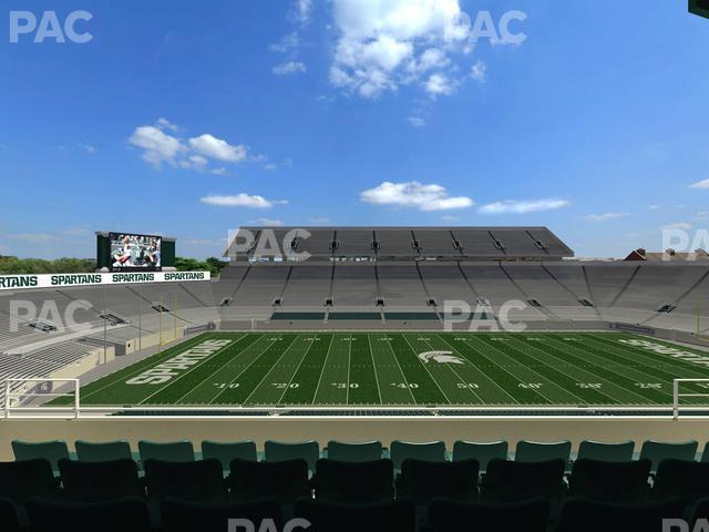 Spartan Stadium (Michigan) - Section Spartan Club 8 Seat View