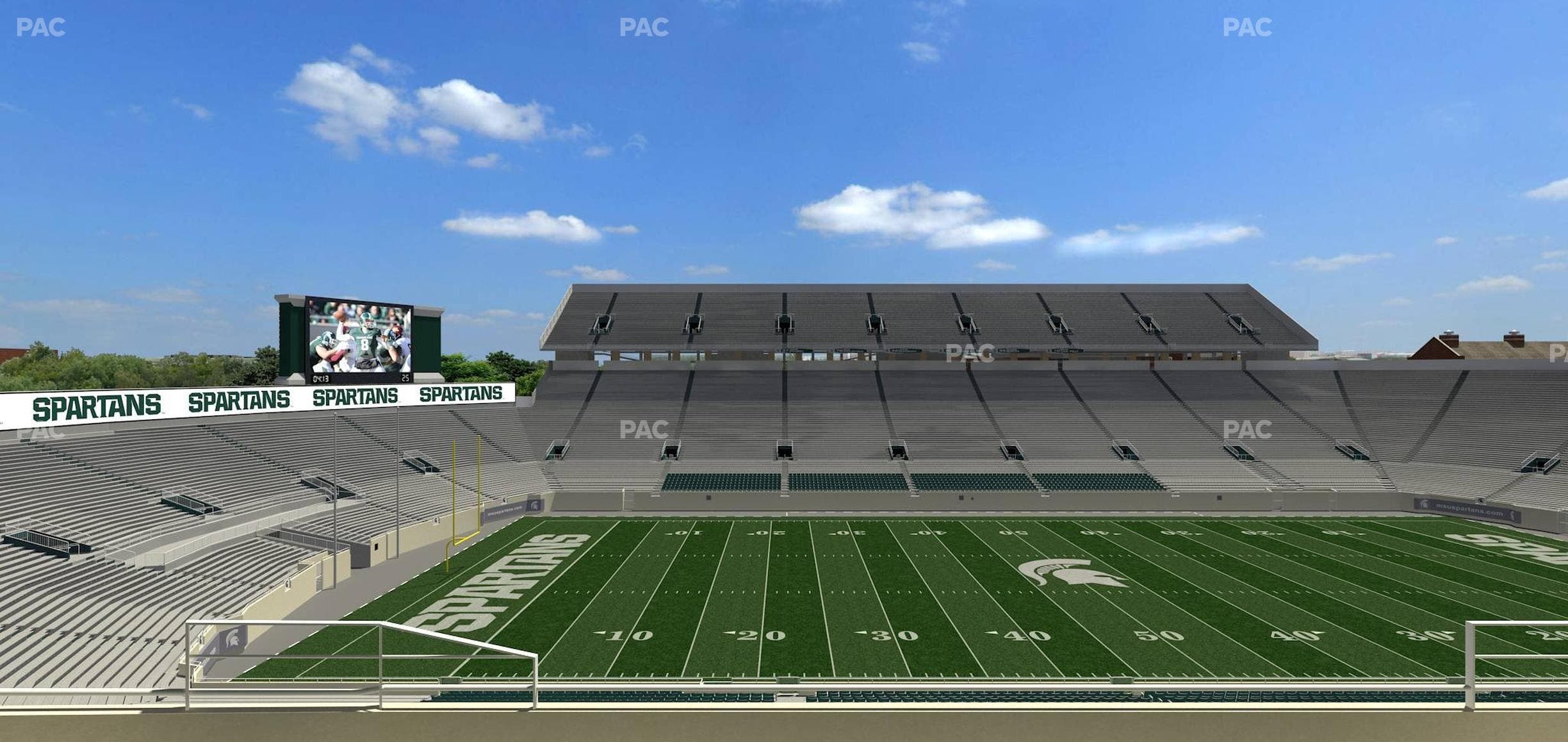 Spartan Stadium (Michigan) - Section Spartan Club 9 Seat View
