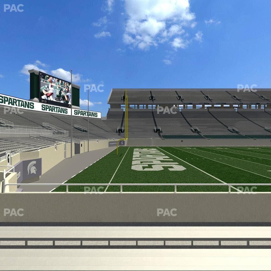 Spartan Stadium (Michigan) - Section Touchdown Club 27 Seat View
