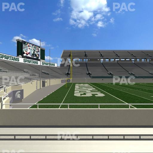 Spartan Stadium (Michigan) - Section Touchdown Club 27 Seat View