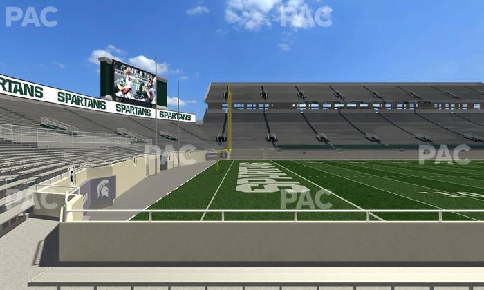 Spartan Stadium (Michigan) - Section Touchdown Club 27 Seat View