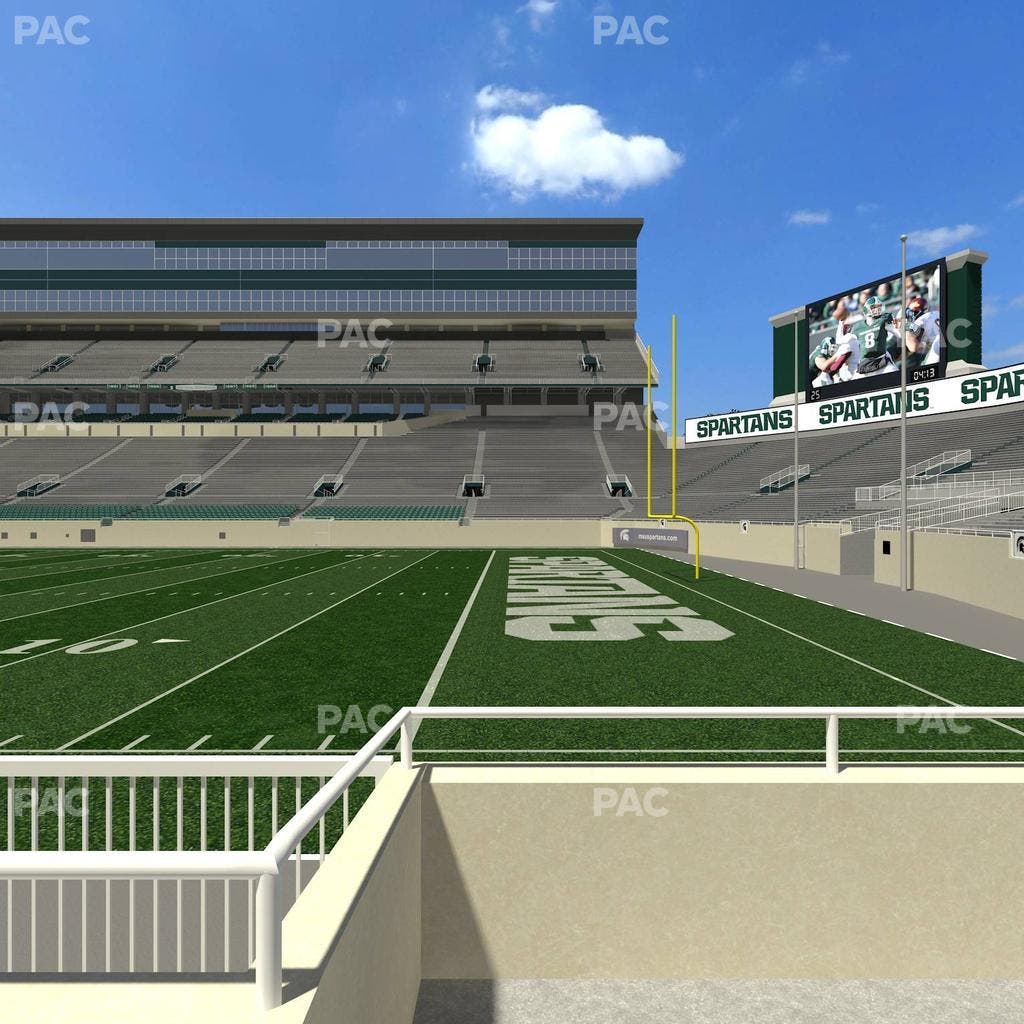 Spartan Stadium (Michigan) - Section Touchdown Club 5 Seat View
