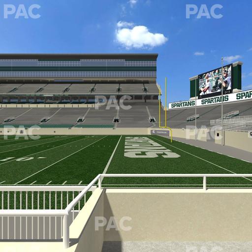 Spartan Stadium (Michigan) - Section Touchdown Club 5 Seat View