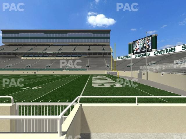 Spartan Stadium (Michigan) - Section Touchdown Club 5 Seat View