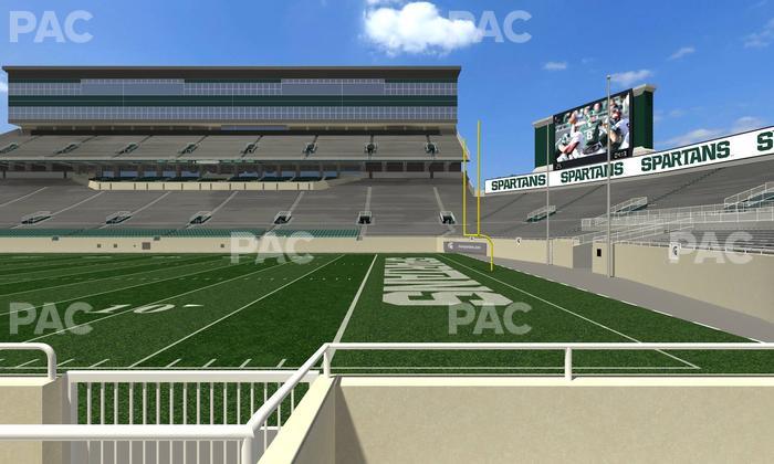 Spartan Stadium (Michigan) - Section Touchdown Club 5 Seat View