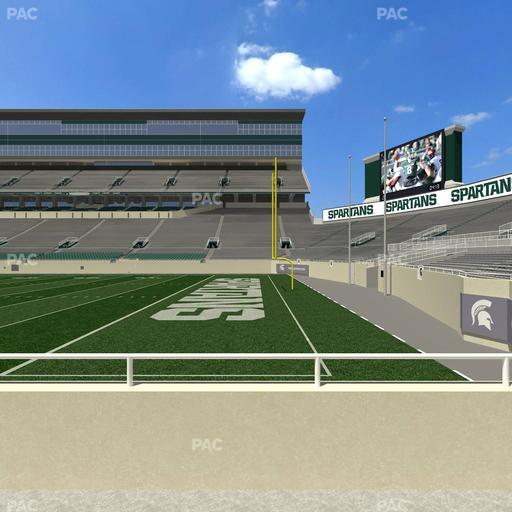 Spartan Stadium (Michigan) - Section Touchdown Club 5 Seat View