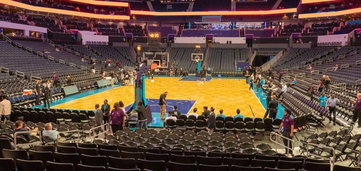 Spectrum Center - Charlotte - Section 117 Seat View