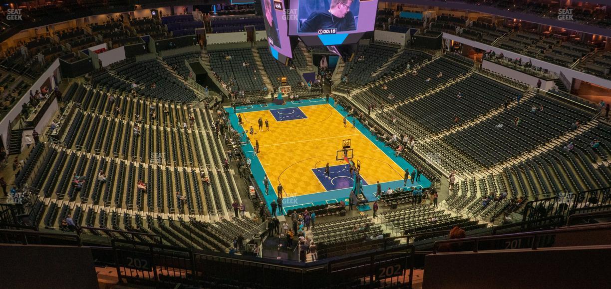 Spectrum Center - Charlotte - Section 202 Seat View