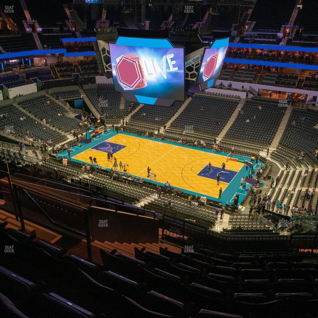 Spectrum Center - Charlotte - Section 206 Seat View