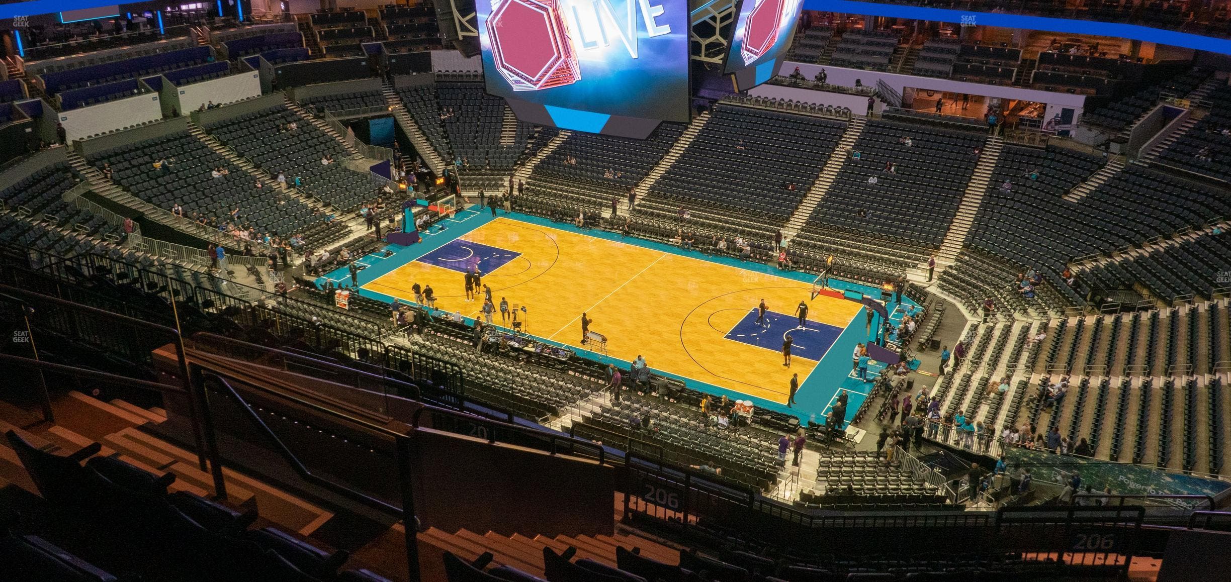 Spectrum Center - Charlotte - Section 206 Seat View