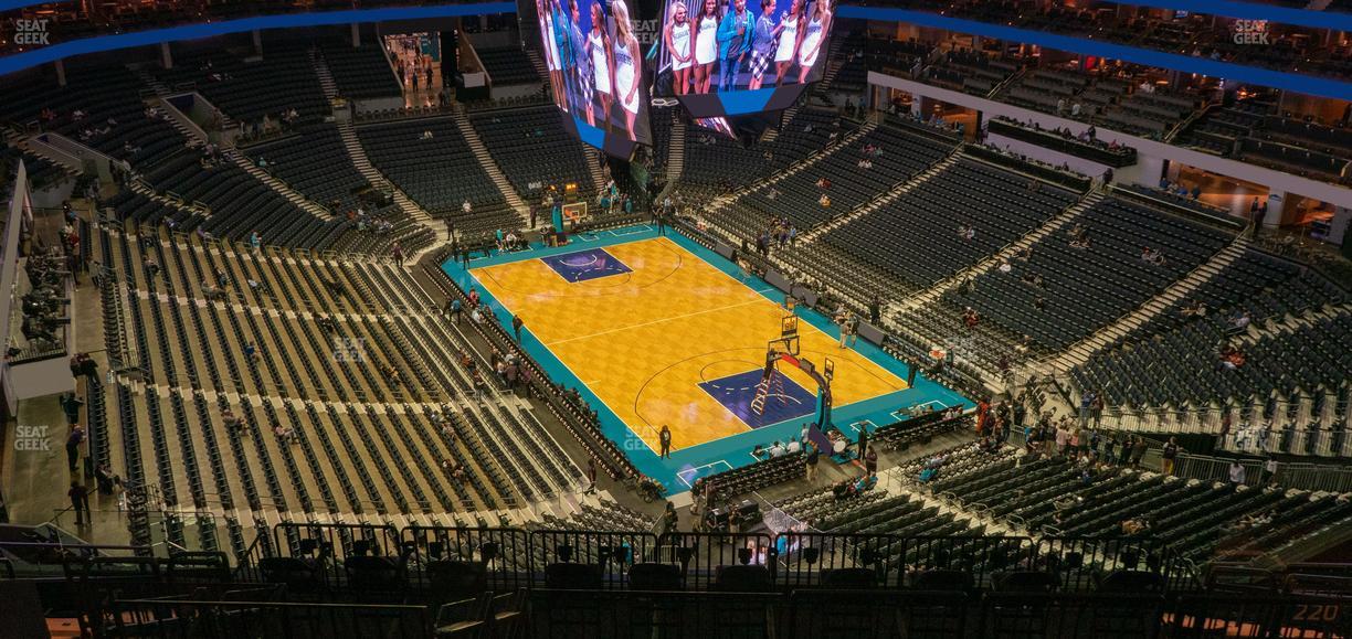 Spectrum Center - Charlotte - Section 220 Seat View